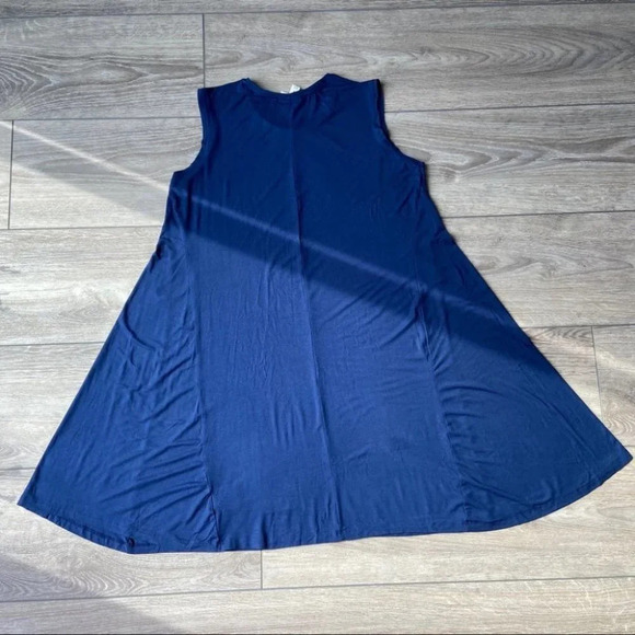 NWOT Style & Co Sleeveless Stretch Tent Draped Dress - Picture 9 of 10